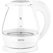 Ecg RK 1520 Glass | Wasserkocher | 1,5 l | 2200 W | Blaue Hintergrundbeleuchtung |
