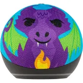 Amazon Echo Dot Kids (5.Gen), Alexa, Sphärisch, Mehrfarbig, Deutsch, Englisch, Spanisch, Französisch, Italienisch, Android, Fire OS, 4,4 cm