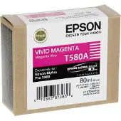 Epson Singlepack Vivid Magenta T580A00, Magenta, Tinte auf Pigmentbasis, 80 ml, 1 Stück(e), Einzelpackung