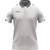 Jako Herren Polo Dynamic 6370-837 S - Hellgrau/Weiß/Grau - S