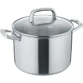 Berndes Kochtopf mit Glasdeckel 20 oder 24 cm, poliert - Tricion Resist