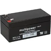 Multipower Bleiakku MP3,4-12 - 12V 3,4Ah (VdS)