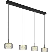 Globo Lighting Hängeleuchte Metall schwarz matt, LED