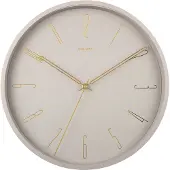Karlsson - Wanduhr Belle - Warmgrau - Ø35cm