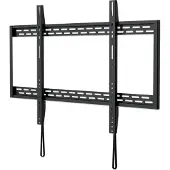 Manhattan Ultraflache TV-Wandhalterung mit besonders hoher Traglast für Großbildschirme, 152,4 cm (60"), 2,54 m (100"), 200 x 200 mm, 900 x 600 mm, Stahl, Schwarz