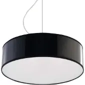 Sollux Hängeleuchte ARENA 35 schwarz 2xE27 15W PVC 111x35x35cm
