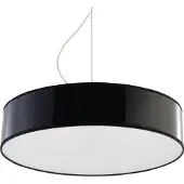 Sollux Hängeleuchte ARENA 45 schwarz 3xE27 15W PVC 111x45x45cm