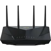 Asus RT-AX5400, Wi-Fi 6 (802.11ax), Dual-Band (2,4 GHz/5 GHz), Ethernet/LAN, Schwarz, Tabletop-Router