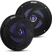 Pyle Outdoor Lautsprecher Box–wasserdichte Box Outdoor Speaker–Musikanlage mit LED-Lichtern als Boot, Auto & Pool Lautsprecher,Aufbaulautsprecher 180W