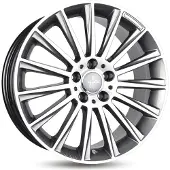 KESKIN KT18 Turbo palladium front polish 8x18 ET45 - LK5/112 ML72.6 Felge Alu