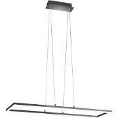 FABAS LUCE Bard LED-Hängedeckenleuchte 52W Anthrazit 3394-45-282