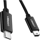 UGREEN 50445, USB C, Mini-USB A, USB 2.0, 0,48 Gbit/s, Schwarz