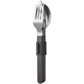 Mepal campinggeschirr - Besteckset Silueta 3-teilig - Nordic black - Campingbesteck