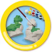 SES Creative Gießen und Anmalen - Drache, Guss-/Mal-Set für Kinder, 5 Jahr(e), Mehrfarbig