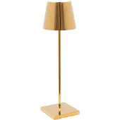 Zafferano Tischleuchte POLDINA PRO GOLDEN gold Ø11x38cm