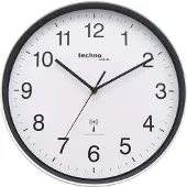 Technoline WT 8030, Wand, Funkgesteuerte Uhr, Kreis, Weiß, Grau, 30 cm