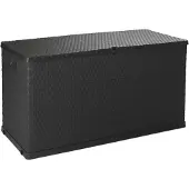 Toomax Garten-Aufbewahrungsbox RATTAN, Volumen 420 l, graphit