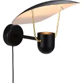 Nordlux Fabiola Wandleuchte indirekte Beleuchtung GU10 Schwarz 2220231003