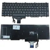 T-ProTek DEUTSCHE-Tastatur Schwarz mit Trackpoint kompatibel für Dell Latitude 15 E5550-9417