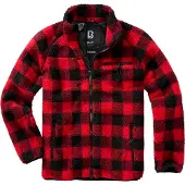 Brandit Teddyfleece Jacket red/black, XXL