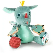 Lilliputiens Joe Dragon Multiaktivitäts-teddy Mehrfarbig Mehrfarbig One Size