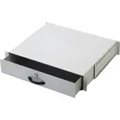 Digitus Abschließbare Schublade für 482,6 mm (19") Netzwerk- und Serverschränke, 2HE, Grau