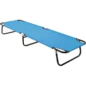 Syfax dkd-home-decor Klappliege Campingbett Türkisblau 190 x 58 x 28 cm, 120 kg Tragfähigkeit