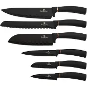 Berlinger Haus Küchenmesser Set Bh-2337 Schwarz Rose