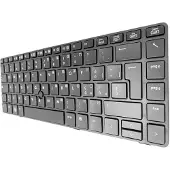 T-ProTek Canadian French Clavier Keyboard Tastatur mit TrackPoint Rahmen kompaibel für HP ProBook 6475b