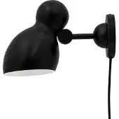 Dyberg Larsen Wandleuchten Wandlampe LED Wandbeleuchtung Leselampe Wohnzimmer Metall Schlafzimmer Ludo schwarz
