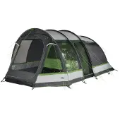 High Peak Bozen 5.0, Camping, Tunnelzelt, 5 Person(en), Bodenwischlappen, Grün, Grau