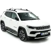 TURTLE DACHTRÄGER AIR-2 , Silber JEEP COMPASS MP/552 2017 - 2024 (SUV)