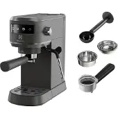 Electrolux E6EC1-6BST, Espressomaschine, 1 l, Kaffeepad, Gemahlener Kaffee, 1450 W, Schwarz
