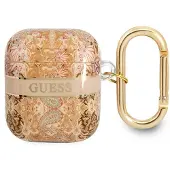 GUESS Gua2Hhfld Airpods-Abdeckung Gold/Gold Paisley Strap Kollektion