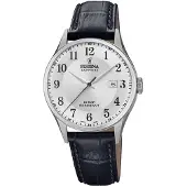 Festina F20007/1 Schweizer Uhrwerk Uhr Herrenuhr Leder Datum schwarz
