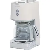 Champion Kaffeemaschine 12 Tassen/1,5 l KB610 Creme White Series