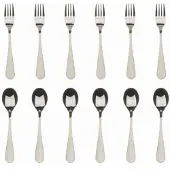 Bergner BG-5138-SL, 12 Stück(e), Edelstahl, Edelstahl