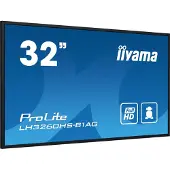 Iiyama LH3260HS-B1AG, Digitale A-Platine, 80 cm (31.5"), LED, 1920 x 1080 Pixel, WLAN, 24/7
