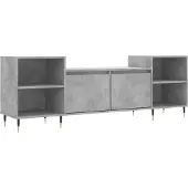 vidaXL TV-Schrank Betongrau 160x35x55 cm Holzwerkstoff