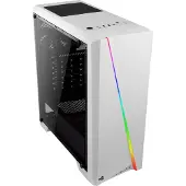Aerocool Cyclon, Midi Tower, PC, Weiß, ATX, micro ATX, Mini-ITX, Vorderseite, 15,5 cm