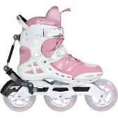 Powerslide Phuzion Argon Syncro Rose 110 Trinity Inlineskates, 3x, 110, 42