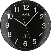 AMS Funk-Wanduhr, Funkwerk, D32x5cm, 5959