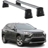 Menabo Dachträger Grundträger für Toyota RAV4 2018-2025 Querträger Alu Grau