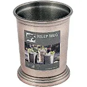 Assheuer & Pott APS 93327 Becher JULEP MUG, Edelstahl, 350 ml, Ø 8,5 cm, Höhe 10 cm, Antik-Kupfer-Look