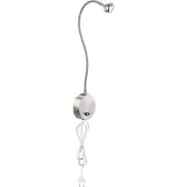 Globo Wandleuchte Metall Nickel matt, LED