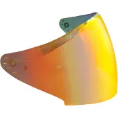 Cgm Roter schillernder Visier für 127 DEEP Jet Helm