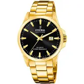 Festina Uhr Swiss Herren gold Armband Edelstahl UF20044/6
