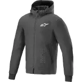 Alpinestars Radium Tech Hoodie Schwarz Weiß Größe 3XL
