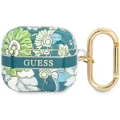 GUESS Gua3Hhfln Airpods 3 Abdeckung Grün/Grüne Blume Riemen Kollektion