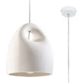 Sollux Keramik-Pendelleuchte BUKANO 1xE27 15W Keramik 126x25x25cm Lighting